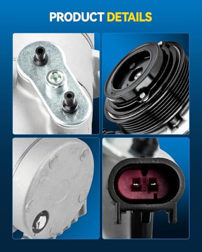 Image of PHILTOP 68669 New Air Conditioner AC Compressor with Clutch for Ford Fusion 2006-2009, Fusion 2010-2012 2.5L /3L, Milan 2006-2009, Milan 2010-2011 2.5L /3L,Lincoln MKZ 2010, Zephyr 2006