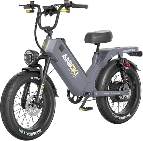 ANIIOKI Electric Bike for Adults, 200+ Miles Long Range Electric Bike, High Speed Ebike for...