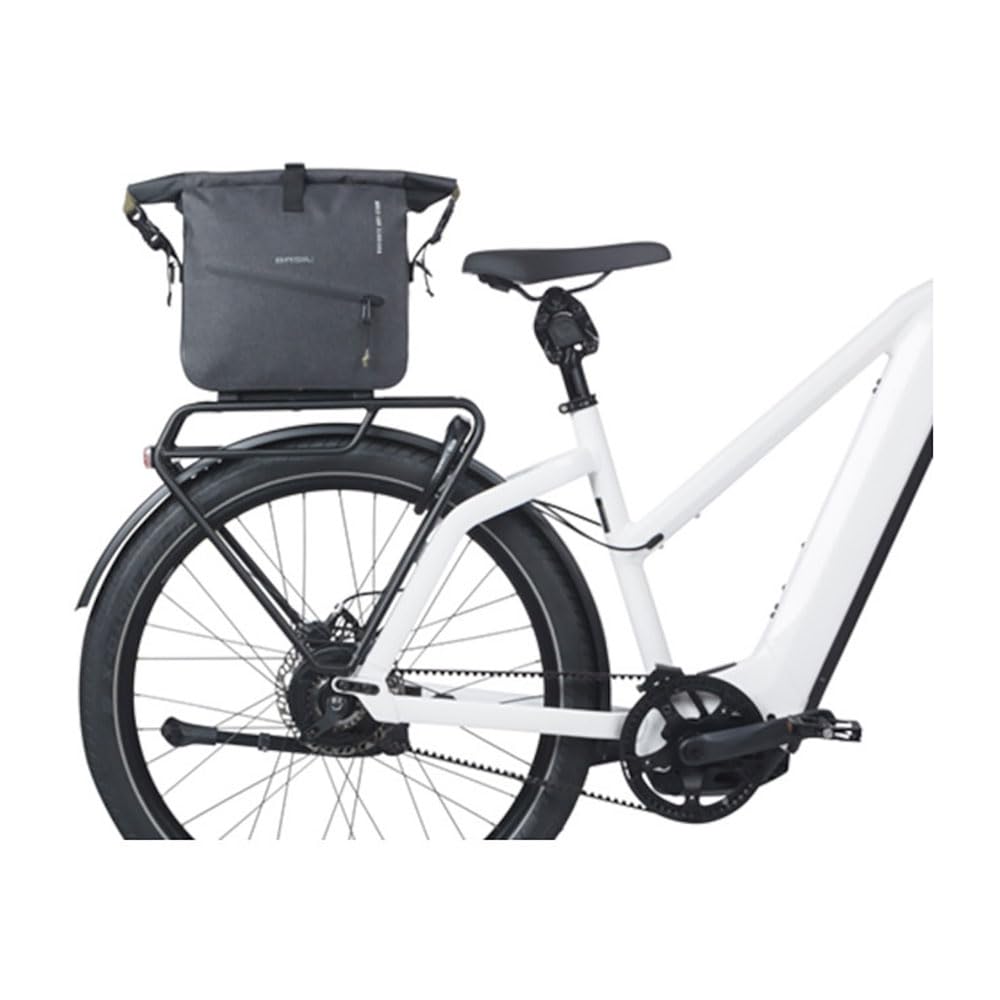 Basil Navigator Storm Gepäckträgertasche - MIK inkl. - Wasserdicht - Schwarz