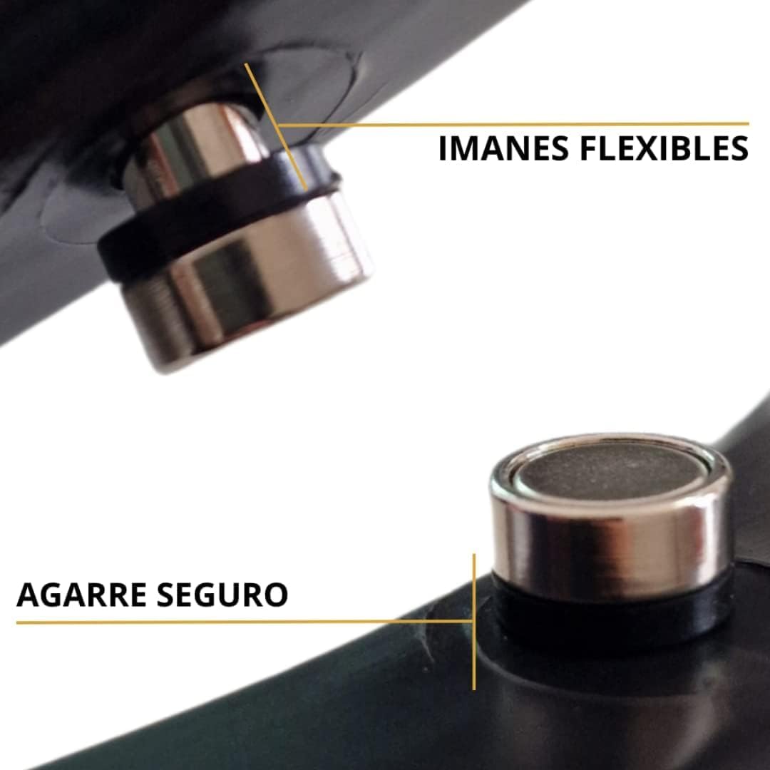 Individual Black Round Magnetic Trivets (12 inch 32cm)