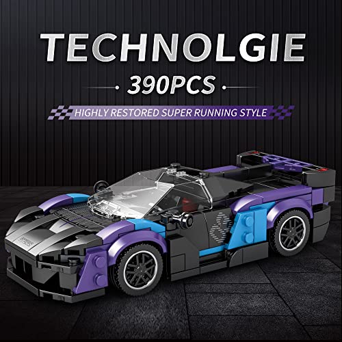 Zylegen Saber Race Car Toy Model Building Kit, Collectible Race Vehicle Set For Kids,2023 Collectible Sports Car Set For Boys Age 3 4 5 6 7 8 9 10(390Pcs) #TOP5