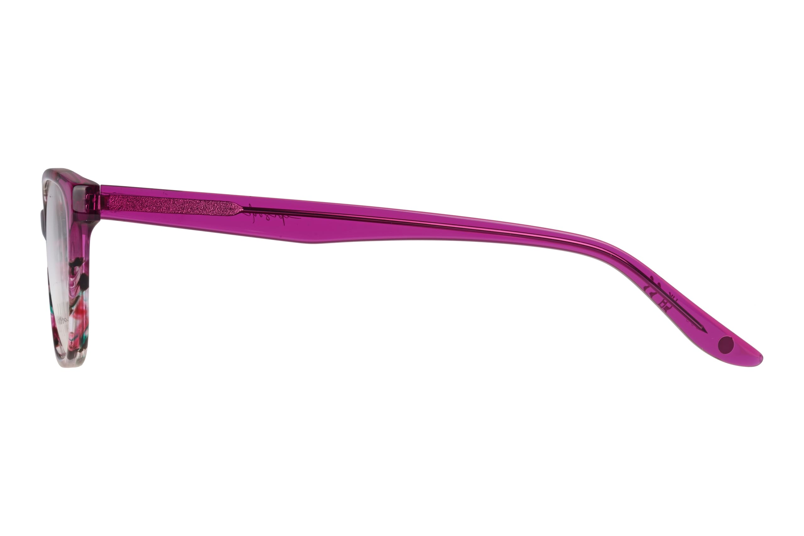 Episode Brille mit Sehstärke für Damen optional mit Sonnenbrillentönung oder Blaulichtfilter, Katzenauge, gefertigt aus Acetat (inklusive Brillenetui)