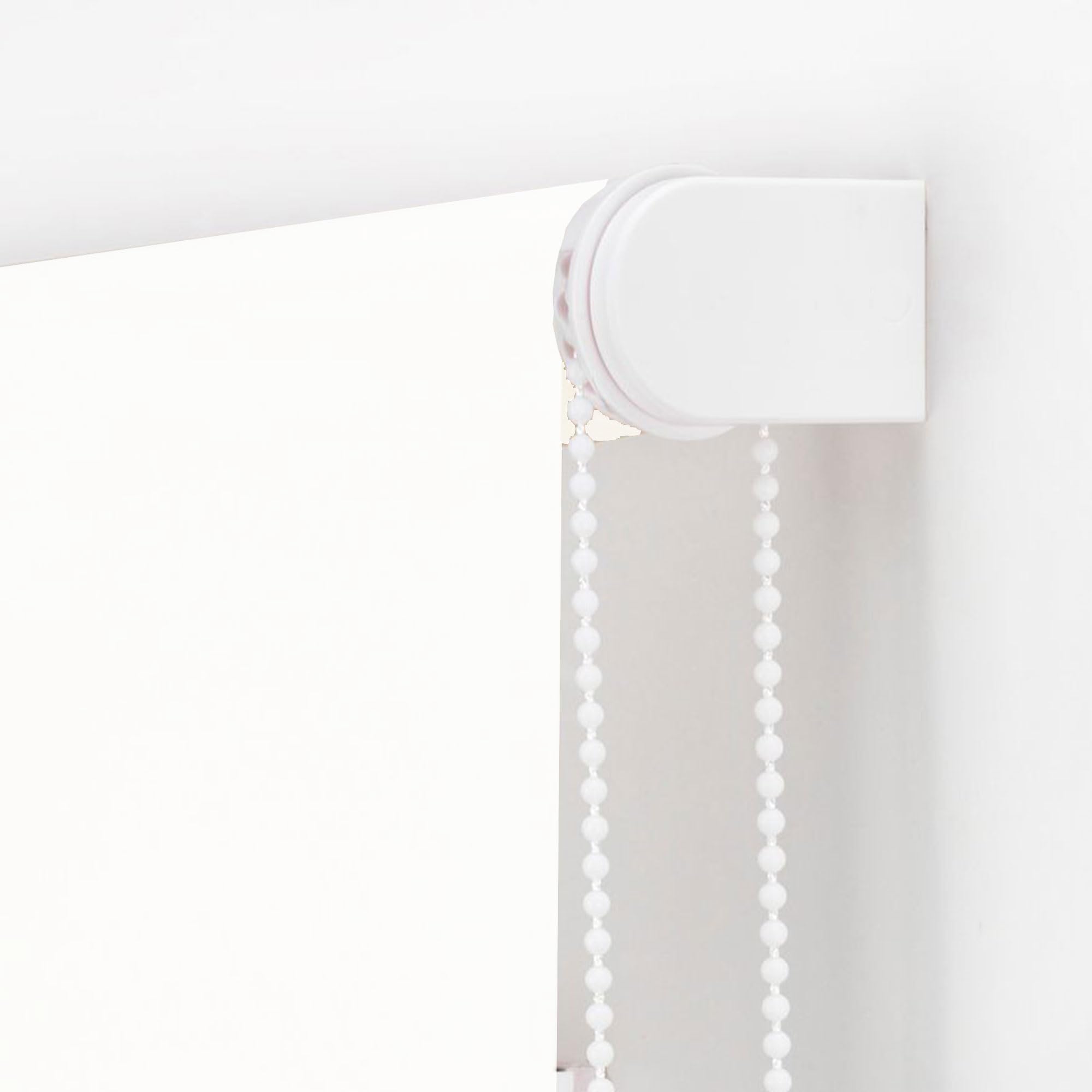 Store Enrouleur translucide uni Blanc 180 x 120 cm Dimensions du Tissu 177 x 115 cm