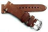 Einzigartige Bauform. Die Bänder sind aus einem sehr teurem und robustem Sattelleder gefertigt, damit trotz den offenen Kanten, eine lange Nutzung gewährleistet ist. Das graue Uhrenarmband hat eine geschlossene Kante