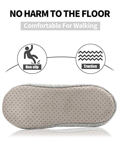 Image of Panda Bros Women's Ballerina House Slippers,Anti-Skid Comfy Warm Ballet Style Slippers