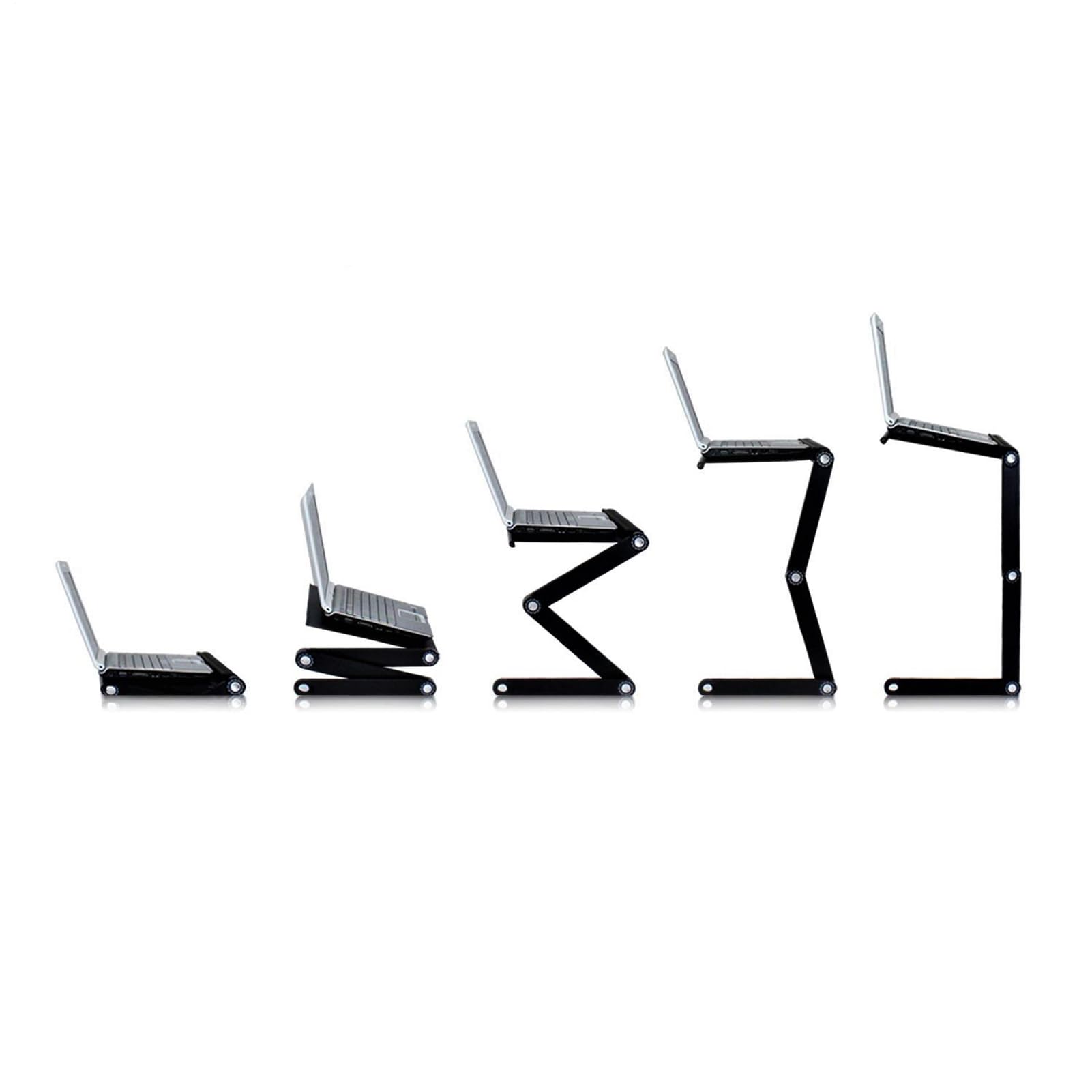 Supporto per laptop da, scrivania per computer portatile | pieghevole, con tappetino per mouse e clip antiscivolo per disegnare, divano, lavoro, divano