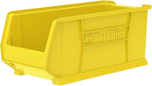 Miniatura 8 de Akro-Mils 30287 AkroBin - Contenedor de plástico apilable de gran tamaño (24 pulgadas de largo x 11 pulgadas de ancho x 10 pulgadas de alto),