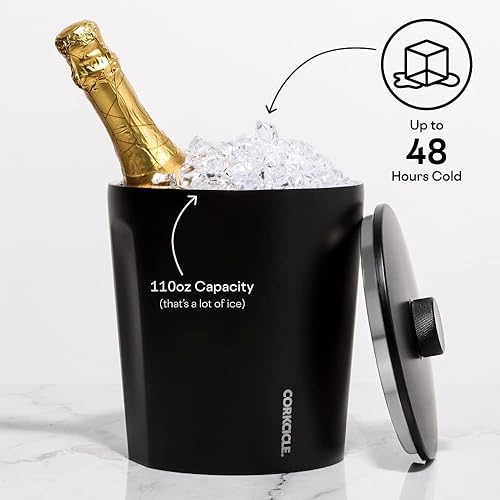 Miniatura 4 de Corkcicle Star Wars Cubo de hielo de acero inoxidable aislado de triple pared con tapa, mantiene las bebidas frías hasta 48 horas, ideal para bar en