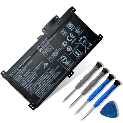 Image of 48Wh WA03XL Laptop Battery Replacement for HP Pavilion X360 15-BK 15-BR | For Pavilion X360 15-BR001TX Series, 11.4V 4212mAh, Compatible with WHSTNN-LB7T HSTNN-UB7H TPN-W126 WA03048XL