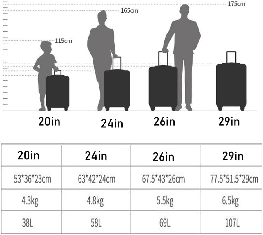 Metal Suitcase Aluminium Silver Suitcase Carry on Suitcase with Spinner Wheels,5,20in