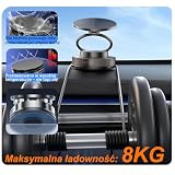 GONSIFACHA Magnetyczny Uchwyt Samochodowy na Telefon, Składany Uchwyt z Przyssawką Próżniową, Silne Magnesy N55, Obrót 360°, Kompatybilny z MagSafe, kompatybilny z iPhone 17 16 15 14