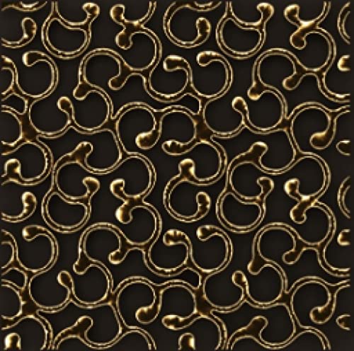 Peinture abstraite dorée et noire 80x80cm triptyque moderne sans cadre