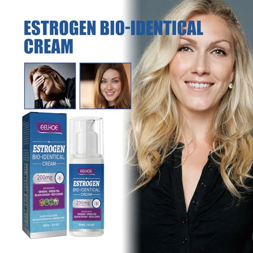 Natural Bioidentical Estrogen Cream for Hormone Balance and Menopause Relief, 100ml