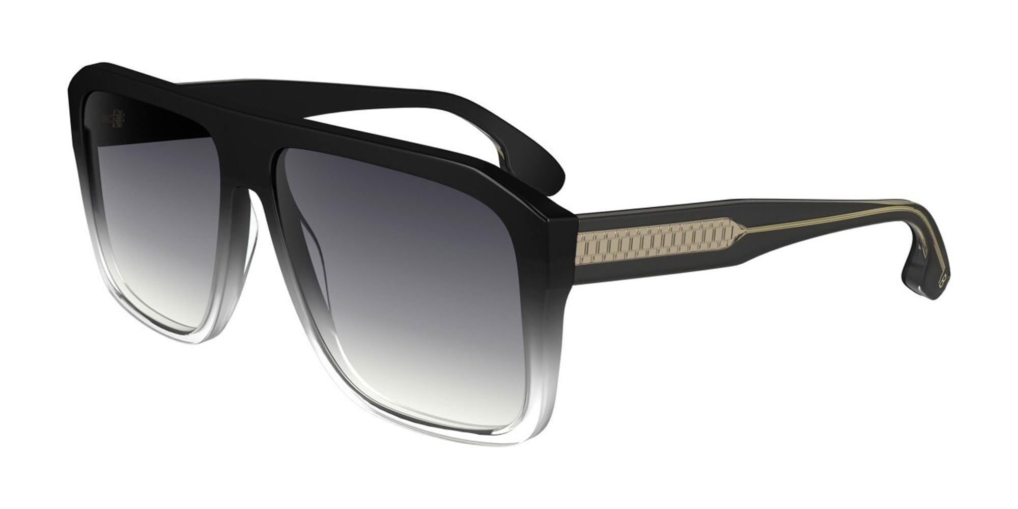 Victoria Beckham Unisex Black/Grey Crystal/ Shaded Sunglasses