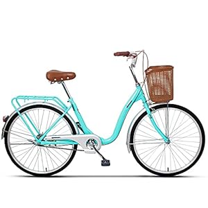 Complete Cruiser-fietsen, Fiets Heren en Dames Single Variable Speed ​​Student Lichtgewicht Fiets Retro Auto Dames Road…