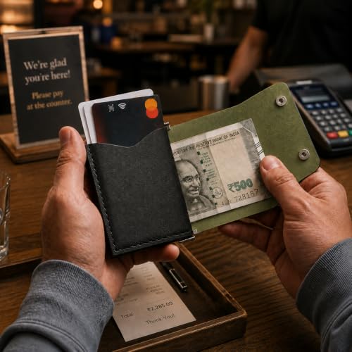 The Wallet Store ClickKiss Genuine Leather Wallet - Green - Image 5