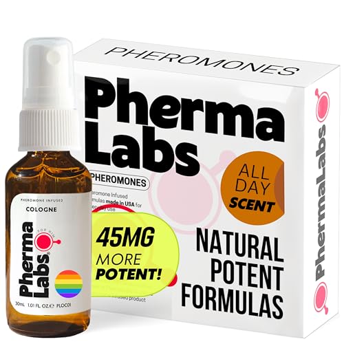 PHERMALABS Pheromone Infused Cologne For Gay Men 1 oz bottle (All Day Scent [45mg])