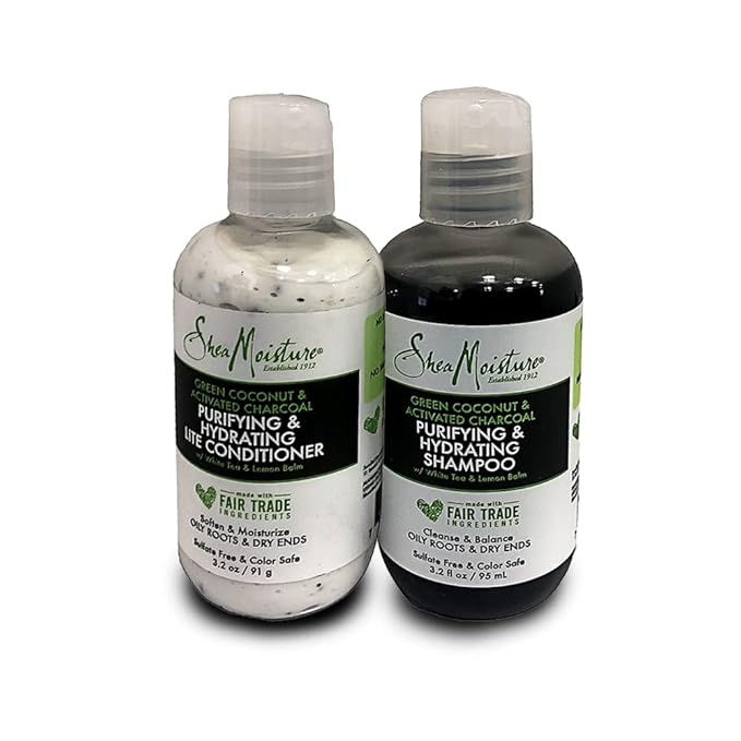 Shea Moisture Travel Size Green Coconut and Activated