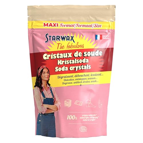 STARWAX THE FABULOUS - Cristales de Sosa - Elimina la grasa de la cocina - Desatasca las tuberías y lava las paredes - 100% de origen natural - 2.5kg