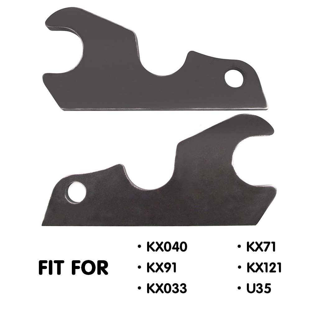 Hildirix Excavator Quick Attach Bucket Ears Fit for Kubota KX040 KX71 KX91 KX121 ???????KX033 U35