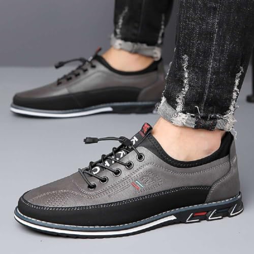 Image of Men's Oxford Business Casual Shoes Office Loafers Dress Comfort Driving Shoes