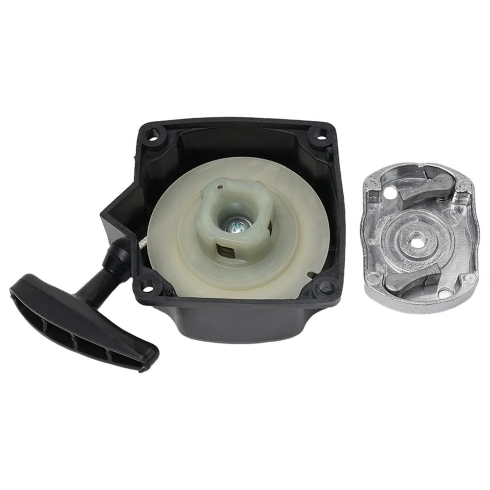 Placa de trinquete de Arranque por Cuerda de Retroceso para Motor de 47CC, 43CC, 49CC, desbrozadora, cortacésped, reemplaza Piezas, Accesorio para cortadora de césped Durable