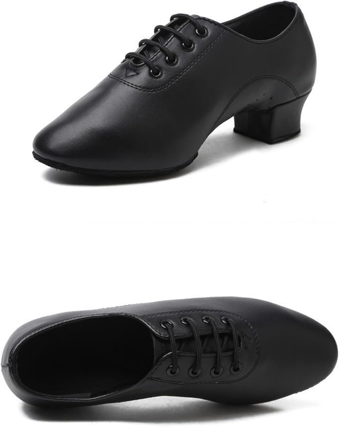[GUREITOJP] レザー 社交ダンスシューズ 18.0cm キッズ ダンス シューズ 本革素材 エナメル 革靴 レディース メ