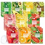 20 Combo Face Sheet Masks Skincare Set,Moisturizing Face Mask Skin Care Kit,Hydrating Facial Mask Gift Set for Women,Mom,Men,Wife & Girlfriends