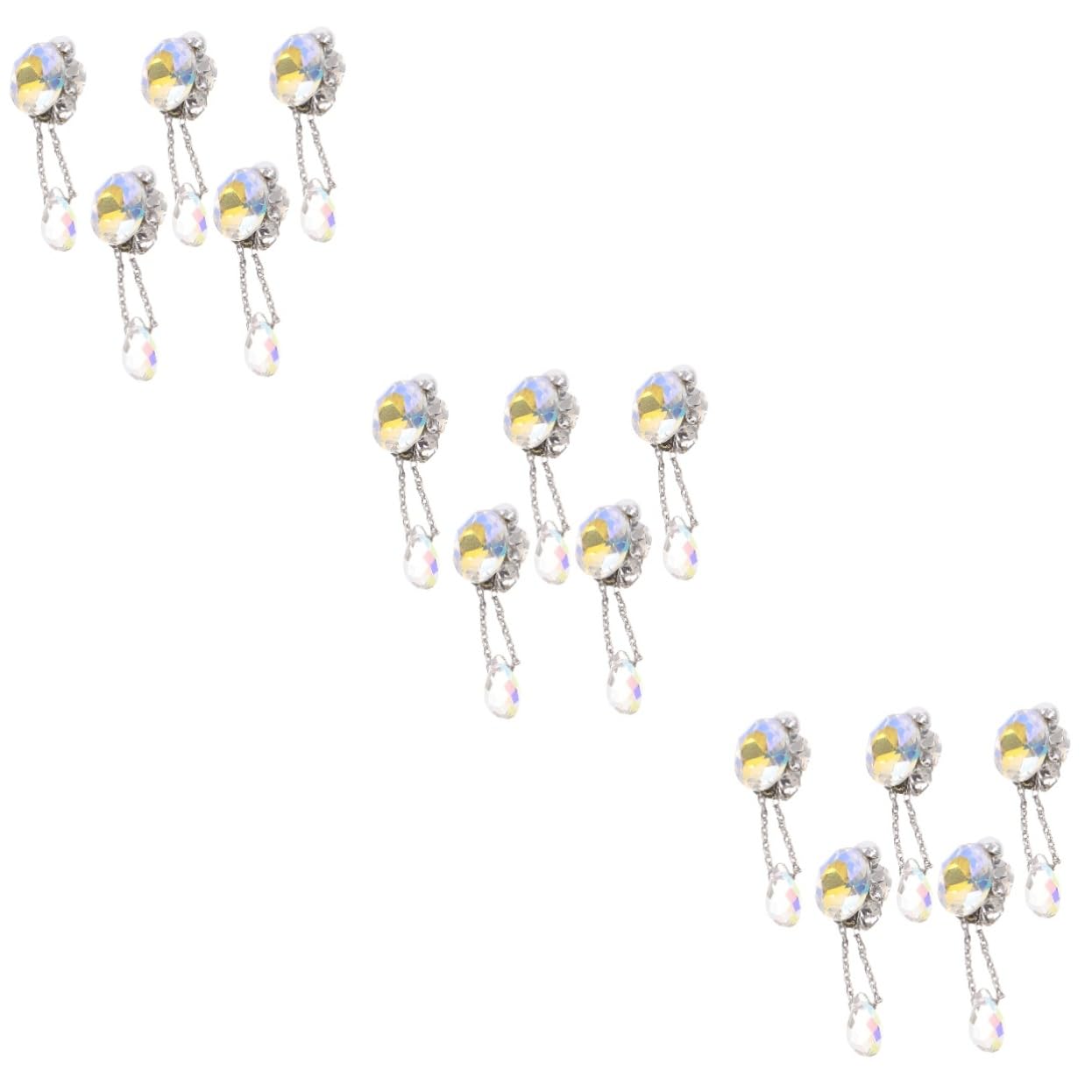15pezzi Charm Per Unghie Ciondoli Per Nail Art Decorazioni Eleganti Per Manicure Accessori Diy Per Unghie Design Unico e