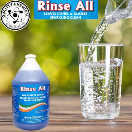 rinse all  commercial industrial grade rinse aid  1 gallon 128 oz