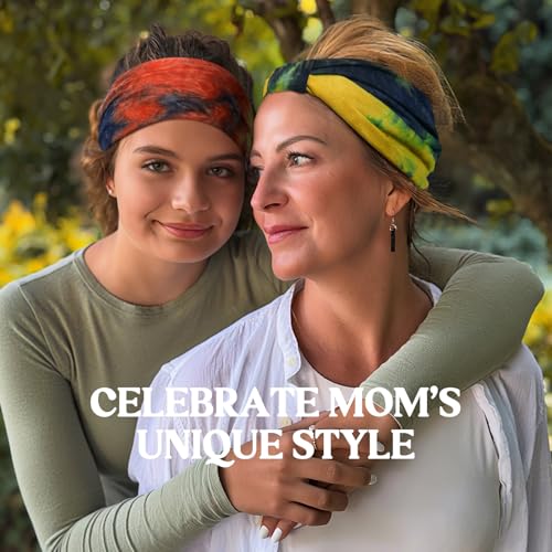 Image of Awumbuk Wide Headbands for Women Knotted No Slip Head Bands Soft Turban Headband Hair Accessories Boho African Solid Color Head Wraps for Women Yoga Workout Pack of 6