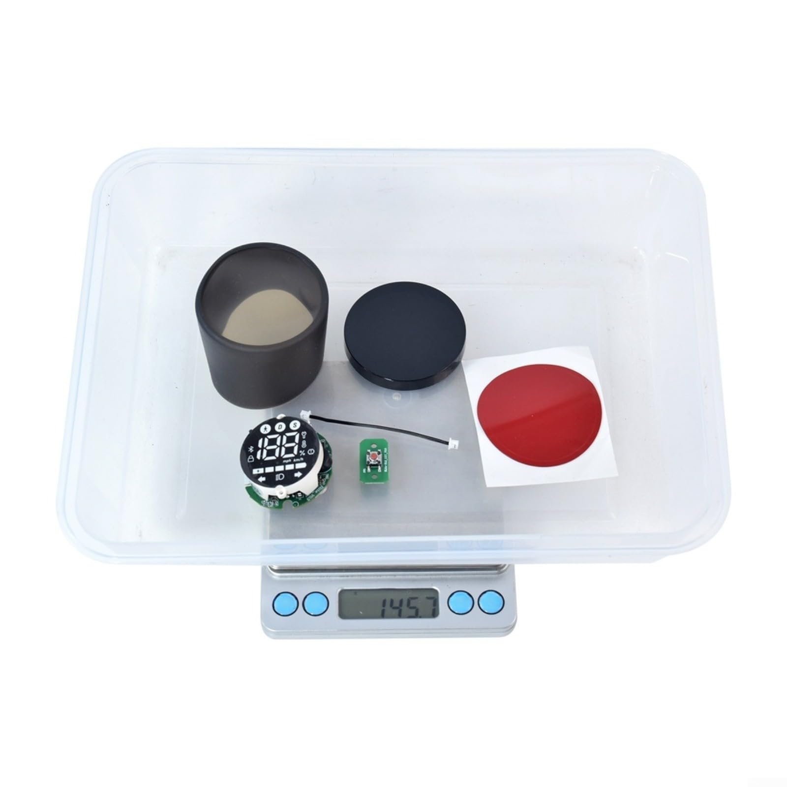 Set di controller per scooter elettrico per Xiaomi per elite, circuito wireless 36 V/48 V con indicatori di direzione, alloggiamento ABS in lega di alluminio (B)