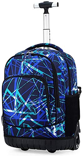 L&WB Bolsa De La Escuela De Carro con Seis Ruedas para Subir De Las Escaleras, Equipaje, Mochila Rodante para Niños Y Niñas, Clase Recomendado: 1~6