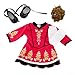 Irish Step Dancing Doll Outfit (4 Piece Set)- Premium Handmade Clothes and Accessories for All 18