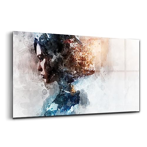 Image décoration murale en verre d'art coloré 120x60cm pour tableau intérieur moderne