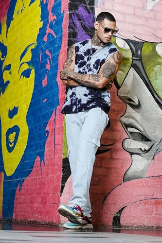 Image of RAGZO Cargo Pants for Men || Men Cargo Jeans Pant || Cargos for Men || Loose Fit Jeans Cargo