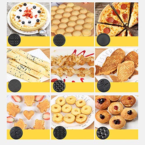 Multifunktions-Waffeleisen, Haushaltswaffeleisen Schwimmende Beidseitige Heizung, Intelligente Temperaturregelung… – Bild 3