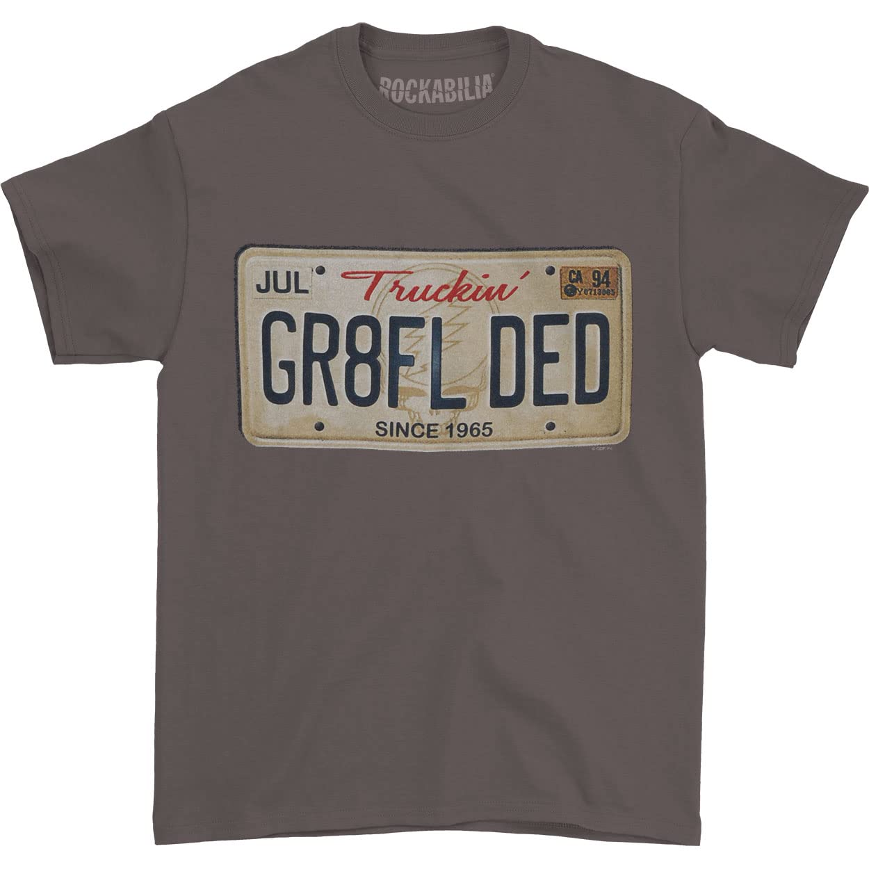 Liquid Blue Grateful Dead Plate T-Shirt T-Shirt Uomo