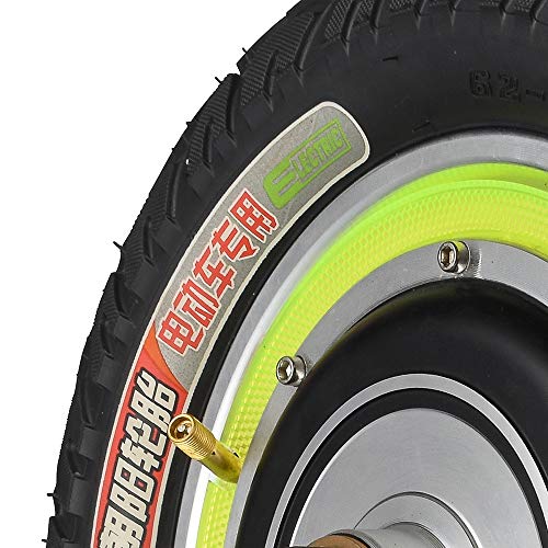 12inch Electric Scooter Conversion Kit 24V 36V 48V 350W Hub Motor DC Brushless Controller Twist Reverse Throttle and Brake for Mobility Scooter, Motor Vehicle Accessories (48V 350W Scooter Kit)