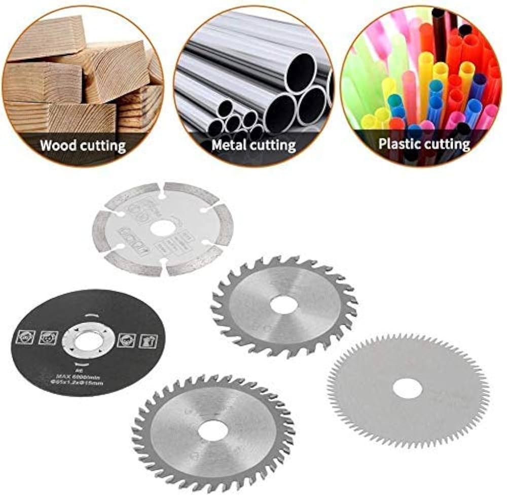 Amazon | 電動丸鋸刃 丸鋸セット ブレードソー 丸鋸刃 85mm 5個