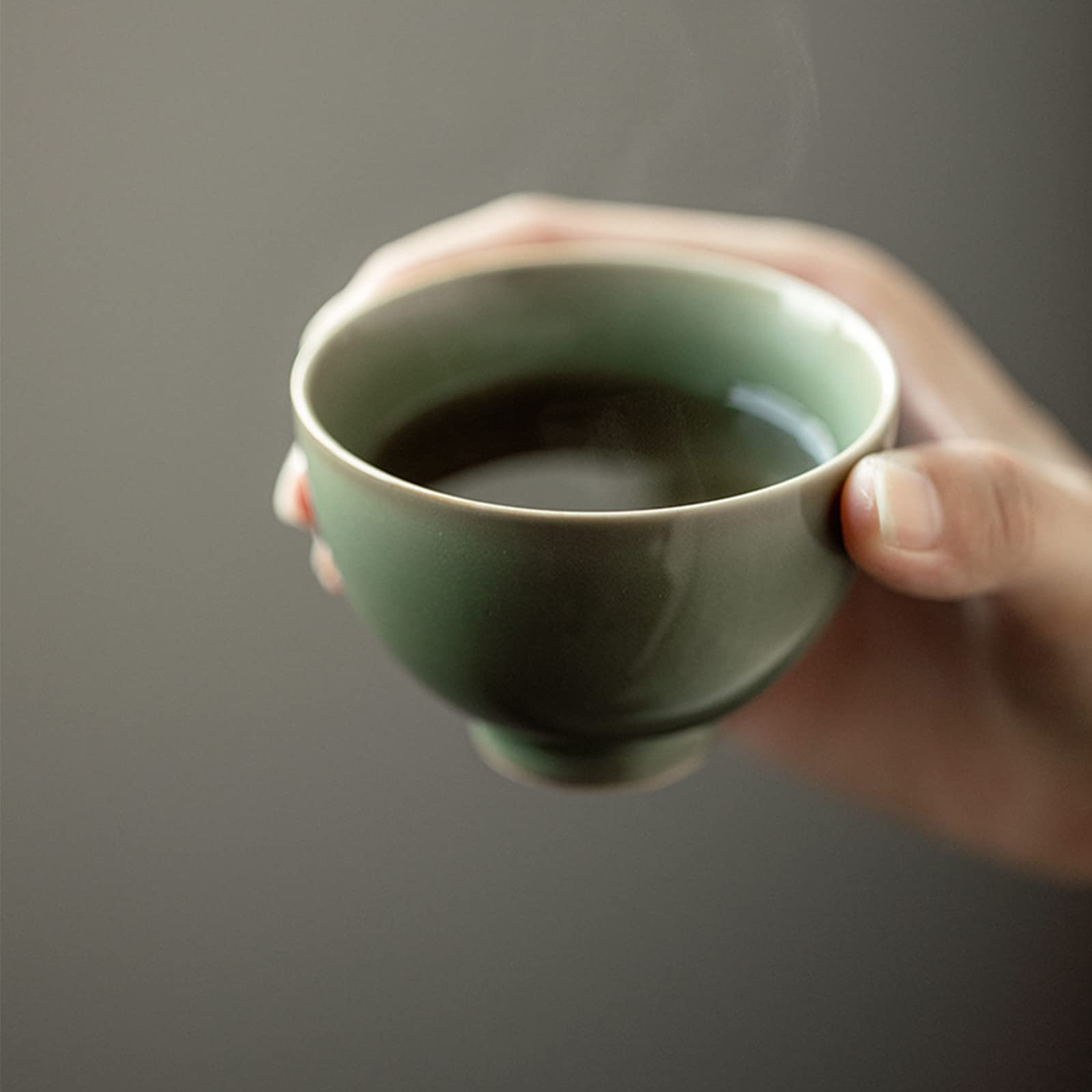 Juego de tetera de cerámica de viaje, juego de té chino Kung Fu con infusor de té, 1 tetera y 1 taza de té con una bolsa de viaje portátil, C