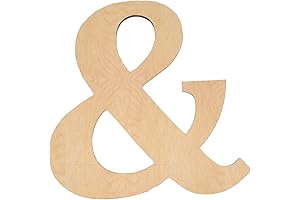 Thick 4" Wooden Letter & | Home & Office Décor