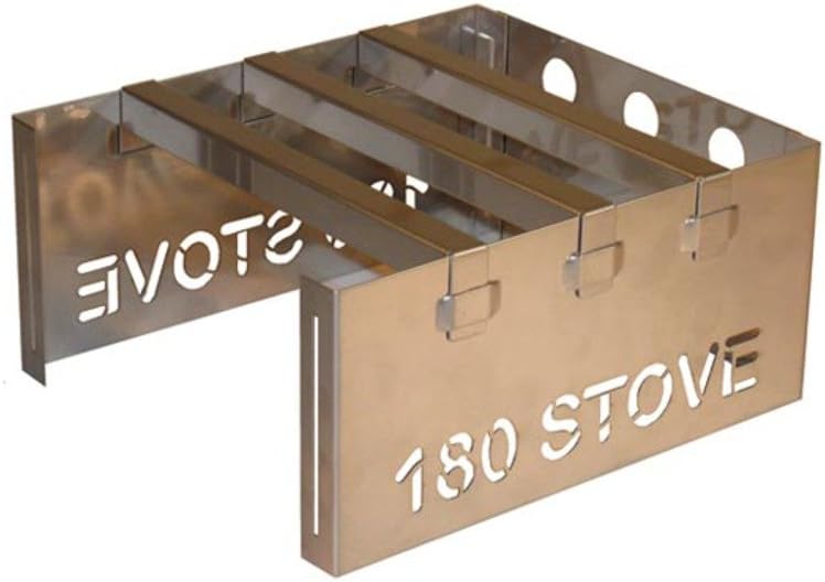 180 Stove - Emergency Stove, Backpacking Stove, Camp Stove - Stainless Steel - U.S.A. Made