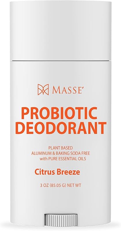 Desodorante em bastão Citrus Breeze MASSE', sem alumínio e bicarbonato, 85 g