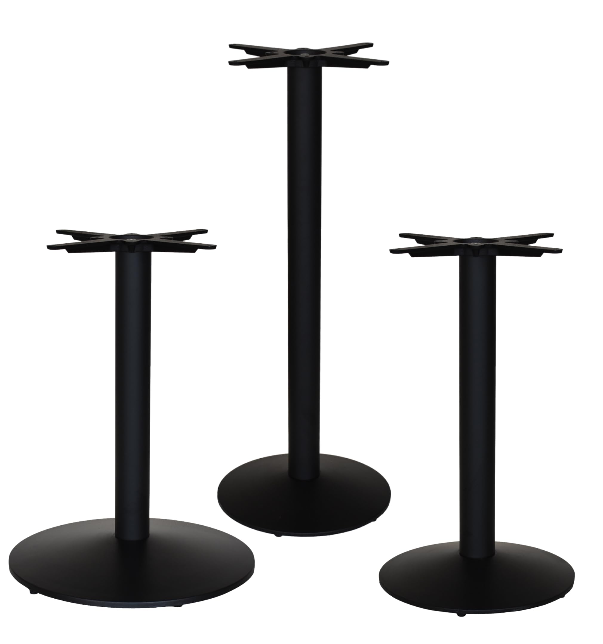 ZStyle Base Tavolo - Gamba Tavolino - Piede - Metallo - Tavolino - Base Tonda - Per Bar Ristoranti Catering Bistrot - Basamento Tondo - Piede Centrale - Interno/Esterno (G756: ⌀ base 55 cm/h 73 cm)