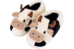 Adorable Cow Hooves Slippers for Women's Happy Feet