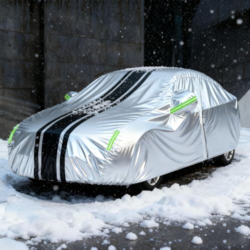 Telo Copriauto per Cadillac Eldorado Brougham 1957-1960 【Protezione antigraffio】 Prima di installare una copertura per auto, assicurarsi che la superficie sia pulita. Questo è un primo passo fondamentale per prevenire graffi accidentali. Dimenticate graffi, segni o danni causati dal contatto con la copertura. Telo Copriauto da Esterno per auto è facile da installare e si ripone facilmente nella borsa inclusa.