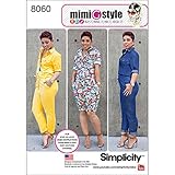 Simplicity 8060 Women's Jumpsuit Sewing Pattern by Mimi G, Sizes 6-14