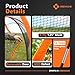Baseball Batting Cage 30ft for Backyard, Baseball Training Equipment Netting Cages, Golf Softball Baseball Nets for Batting with Frame and Net, Hitting and Pitching Practice, Orange