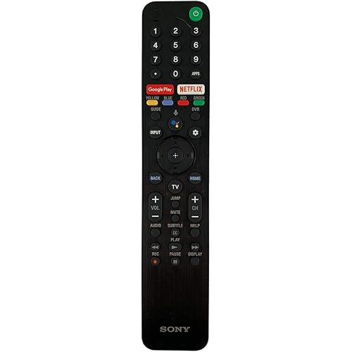 Ceybo OEM Replacement RMF-TX500U Sony Voice Remote Control for Smart TV UHD LED 4K Compatible with Z9G, A9G, A8H, X800H Series - Google Play, Netflix Shortcuts